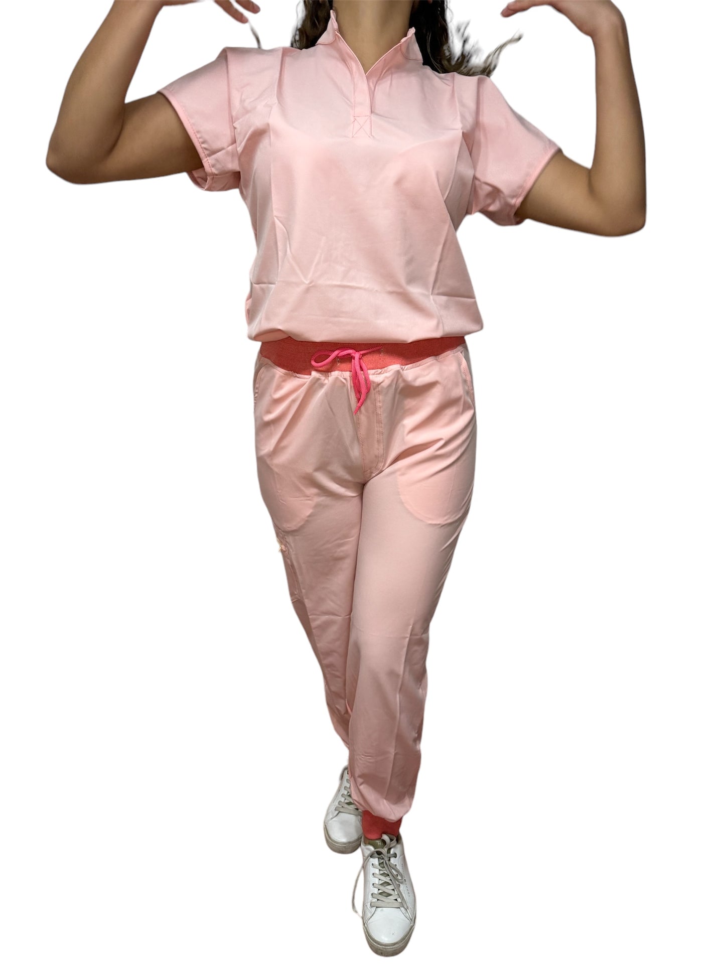 PIJAMA QUIRÚRGICA | LUXMED ANTIFLUIDOS ROSA PASTEL