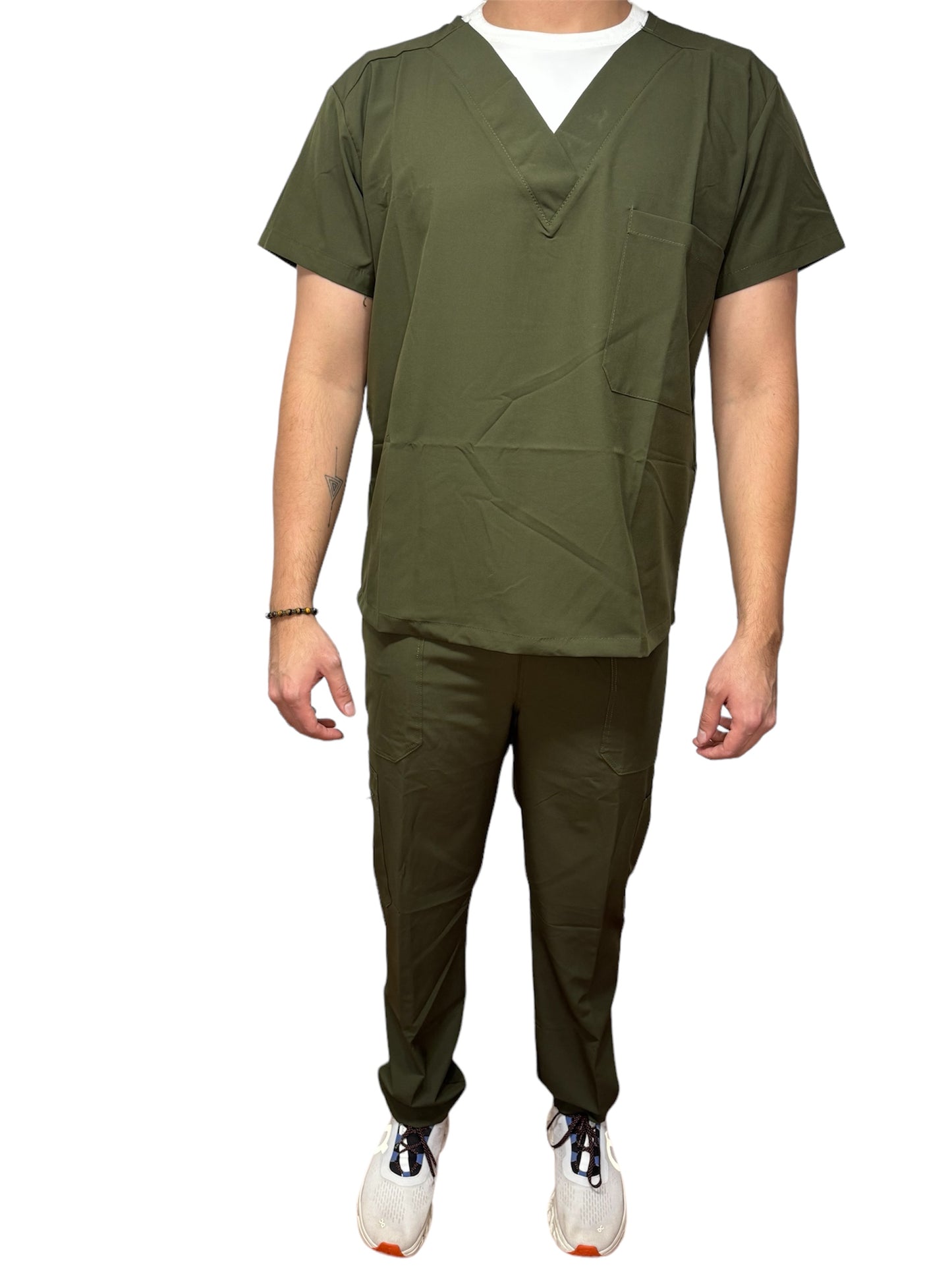 PIJAMA QUIRÚRGICA | ELITE COMFORT ANTIFLUIDO VERDE MILITAR