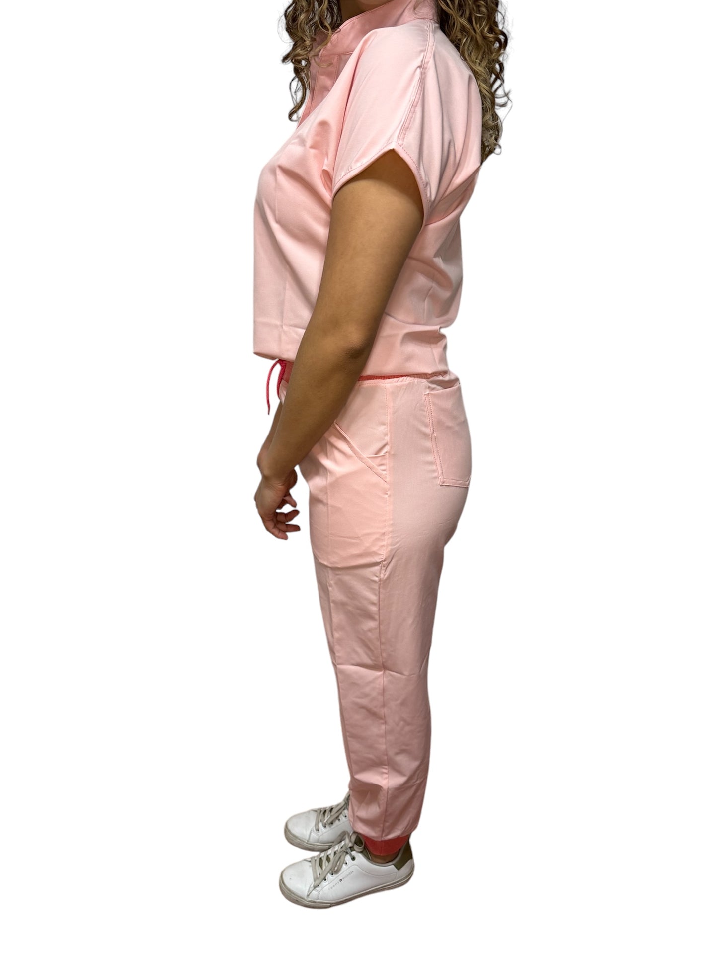 PIJAMA QUIRÚRGICA | LUXMED ANTIFLUIDOS ROSA PASTEL